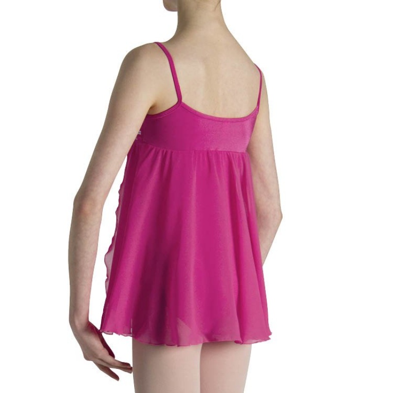 Hot Pink Kids' Bloch Haruna Leotards | USDFL46869