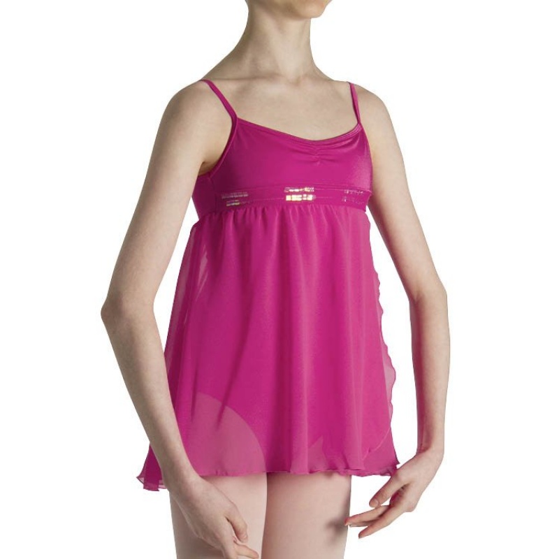 Hot Pink Kids' Bloch Haruna Leotards | USDFL46869