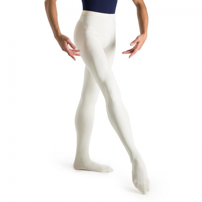 Ivory Men's Bloch Mirella Footed Tight | AUSWC37241