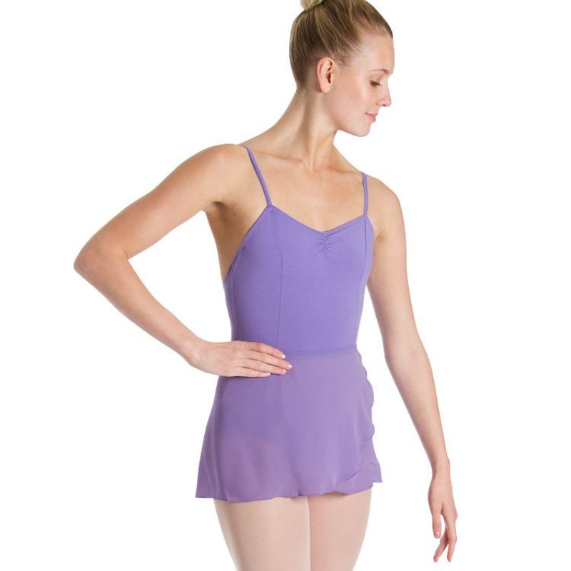 Lavender Women's Bloch Professional Wrap Skirts | USDFL37804