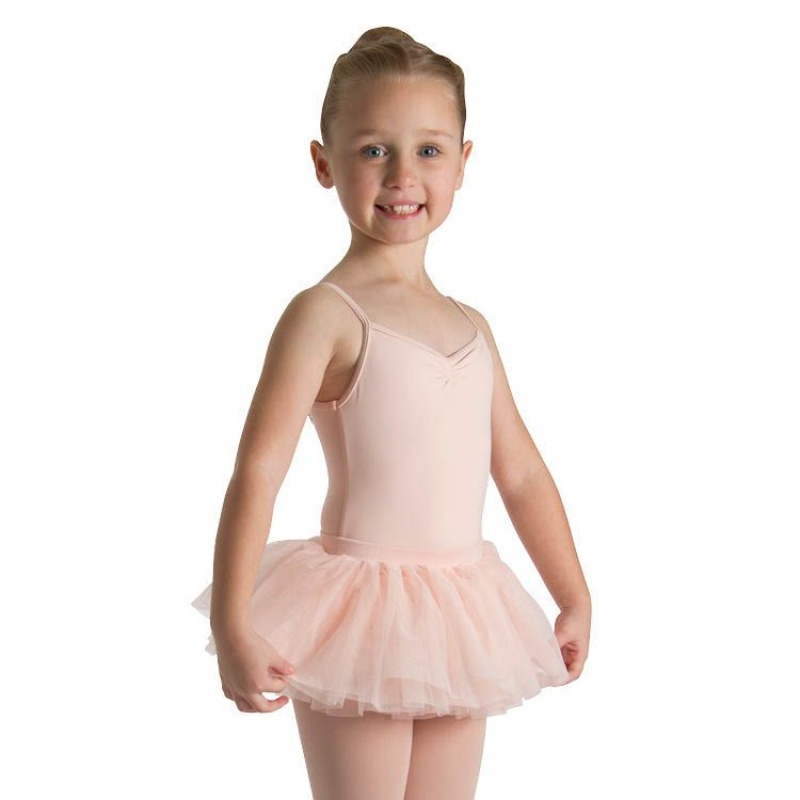 Light Pink Kids' Bloch Hurley Layered Skirts | FUSUI24867