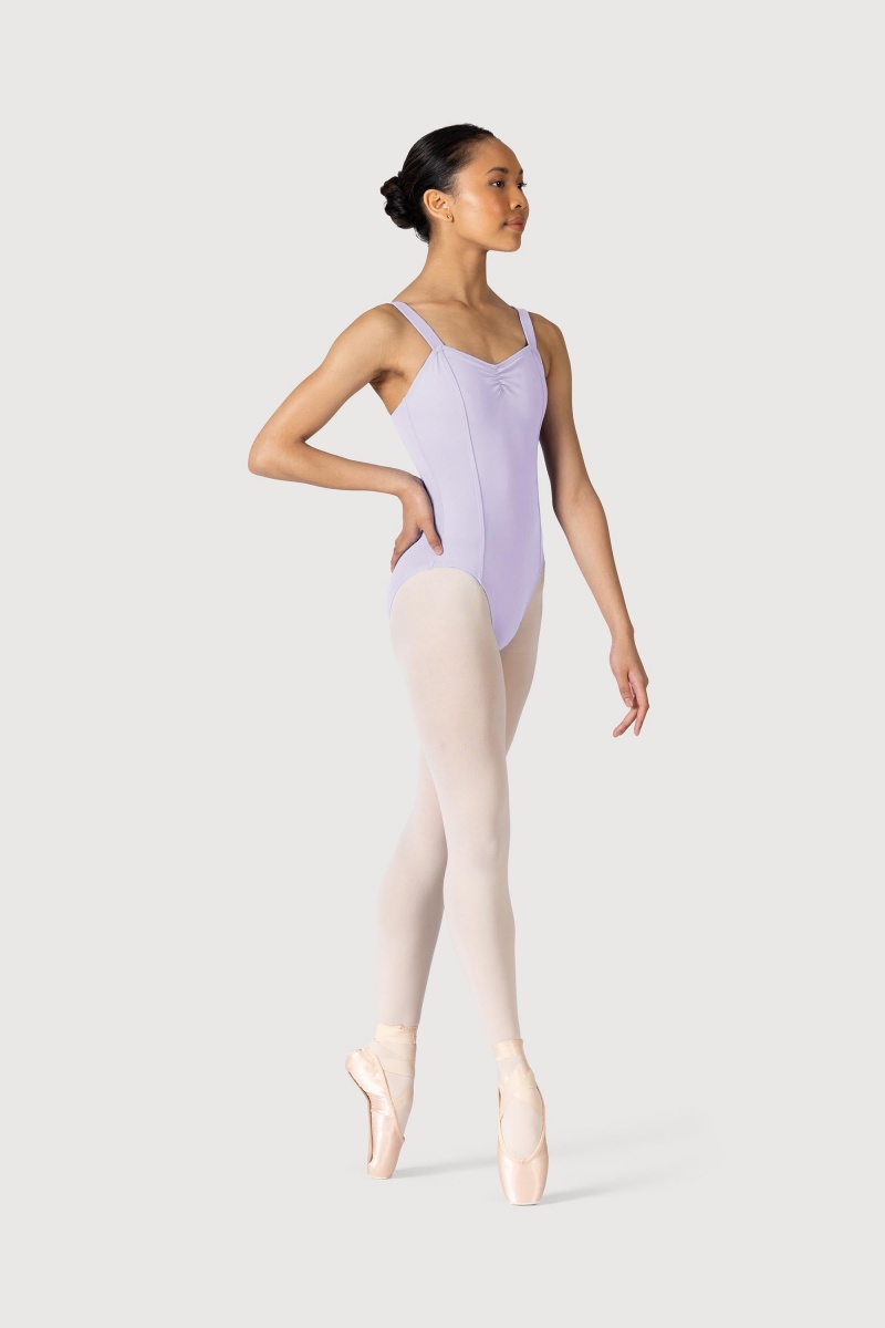 Lilac Women's Bloch Celena French Princess Line Leotards | USXMI93089