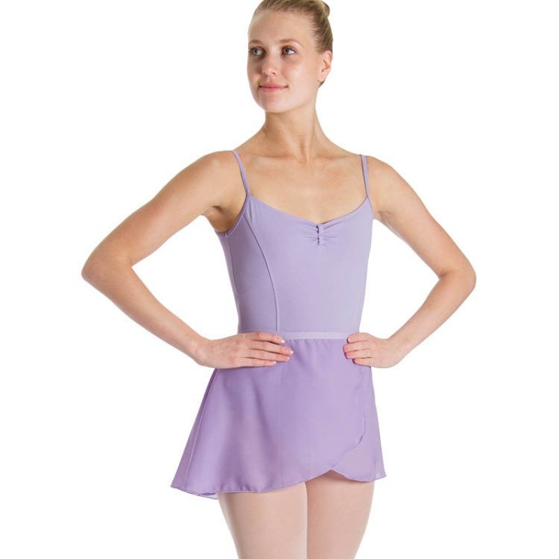 Lilac Women's Bloch Gianna Wrap Skirts | USQAV88797