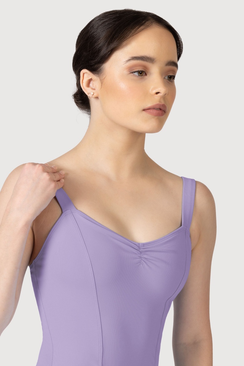 Lilac Women's Bloch Overture Obelia Princess Seam Leotards | GUSEC58529