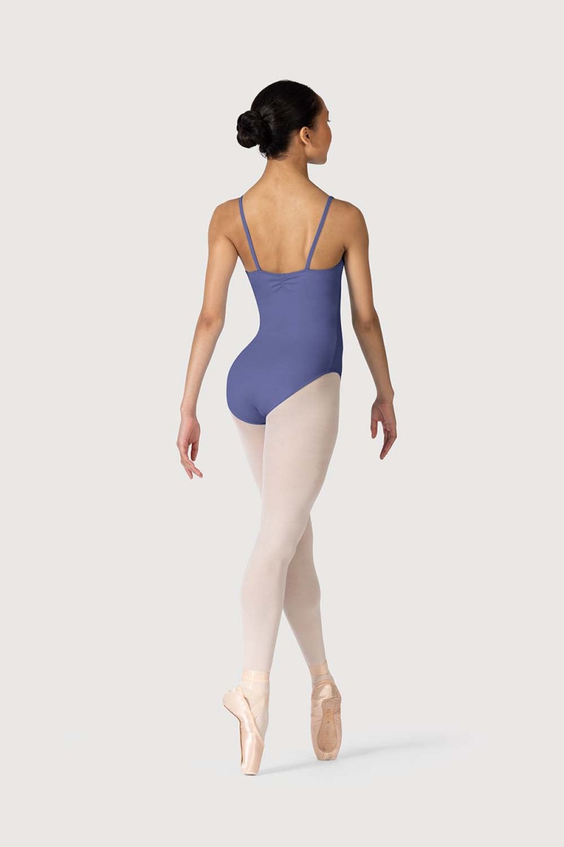 Lunar Kids' Bloch Claudette Gathered Cami Leotards | EUSHC70543