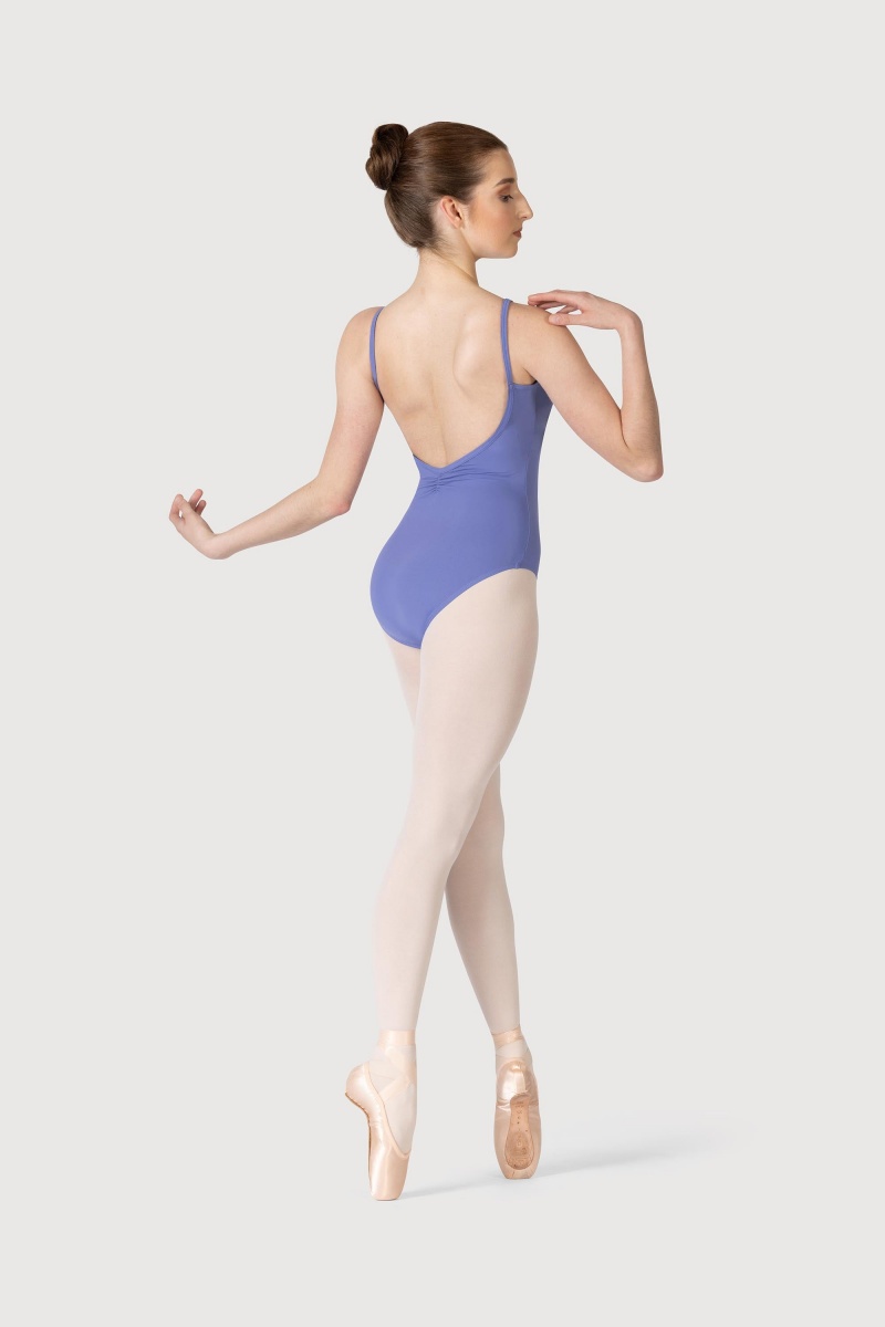 Lunar Kids' Bloch Microlux™ Cherie Princess Cami Gathered Front & Back Leotards | BUSSD49676