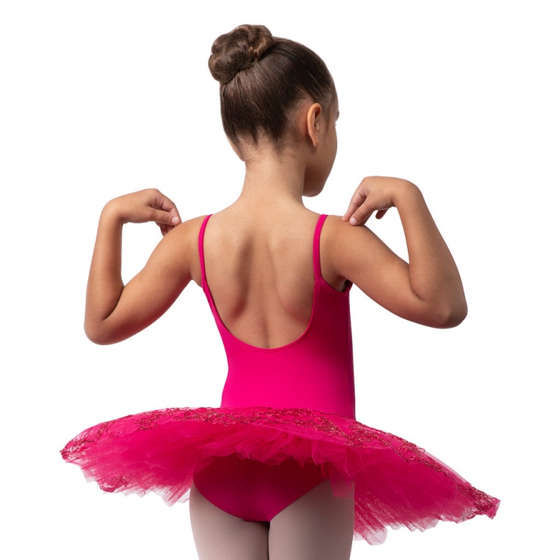 Mulberry Kids' Bloch Perlaida' Sequin Overlay Tutu Leotards | USEAH92415