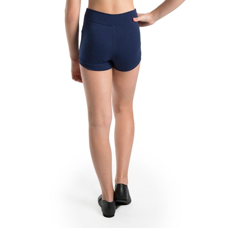 Navy Kids' Bloch Chavelle Hipster Front Short Bottoms | USXMI71581