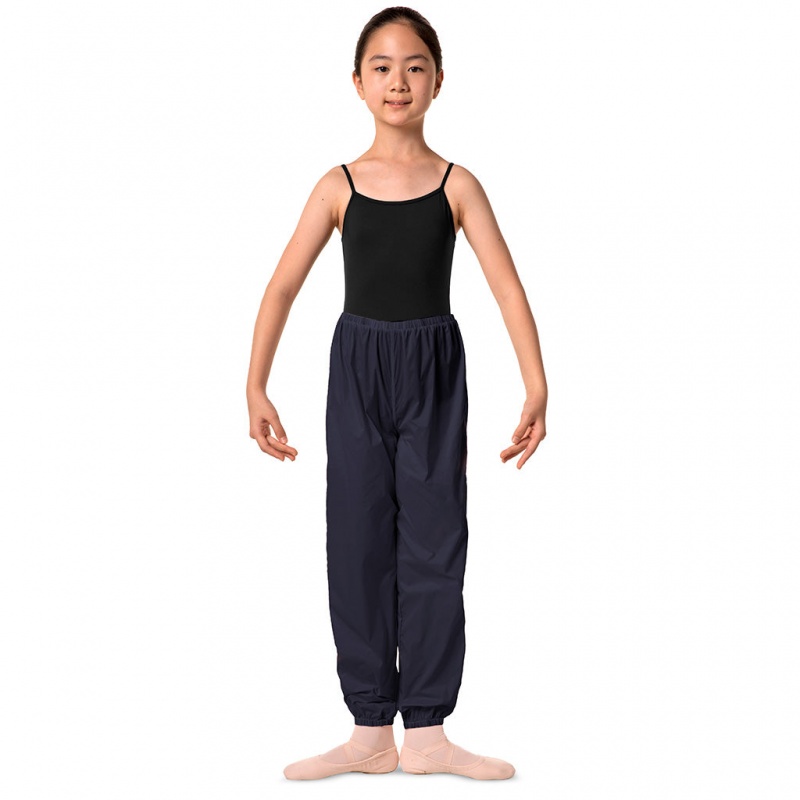 Navy Kids' Bloch Children Ripstop Pants Bottoms | USJZR23386