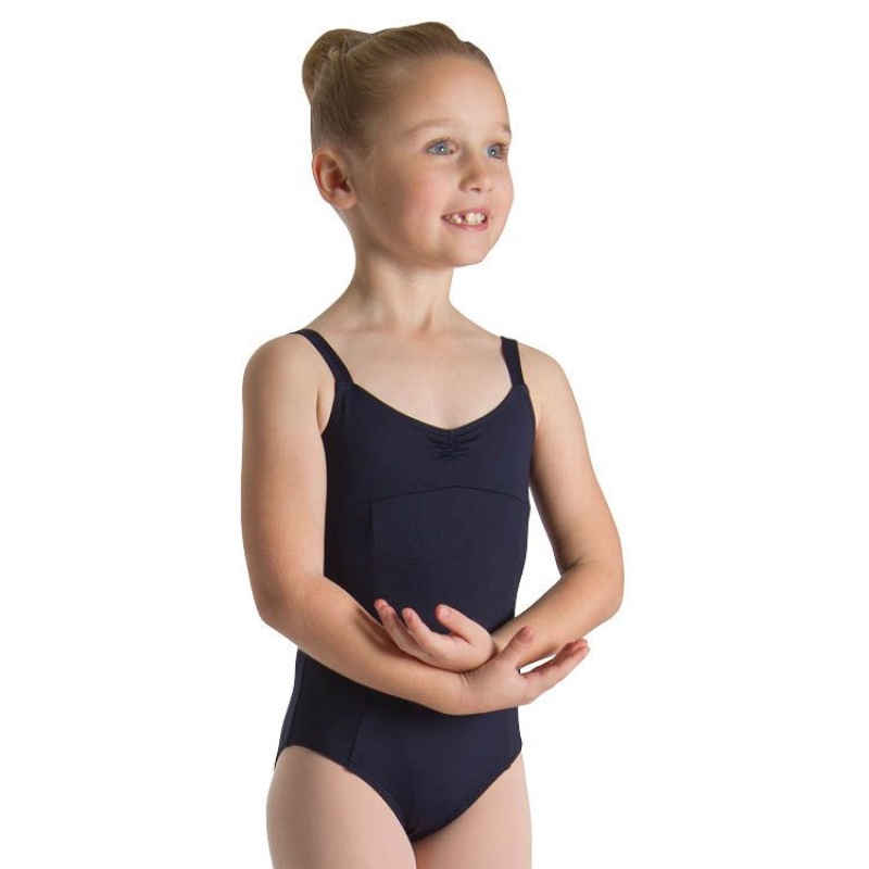 Navy Kids\' Bloch Evanleigh Princess Line Leotards | GUSEC81548