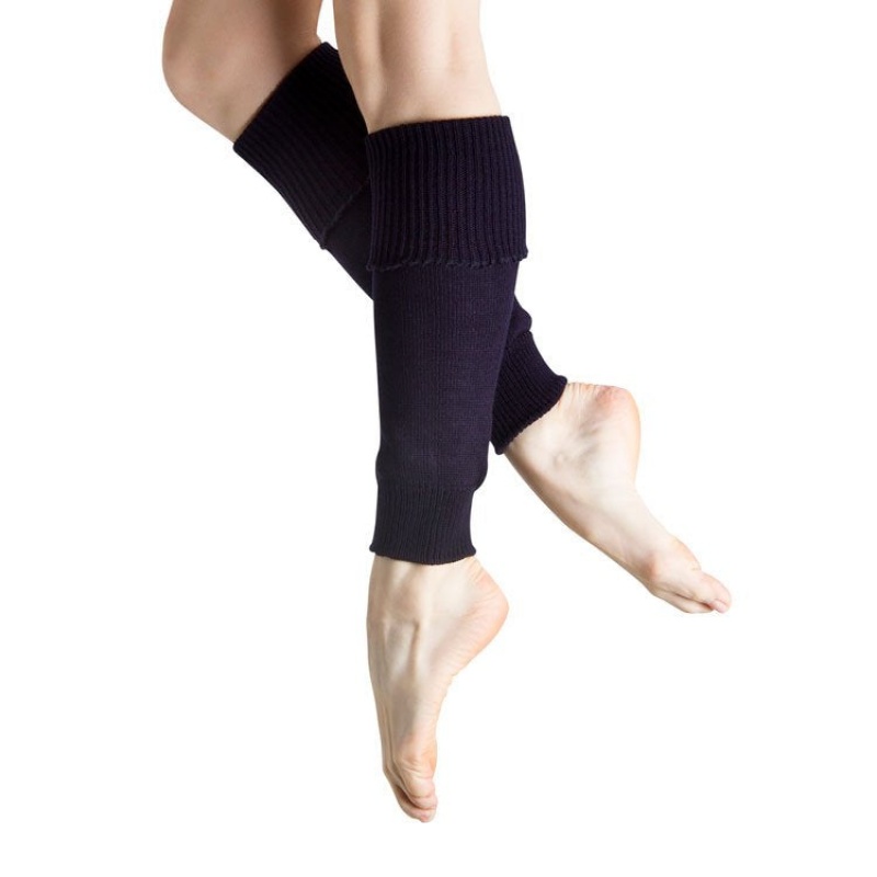 Navy Men\'s Bloch Anna Legwarmers Knitwear | USXBR78989