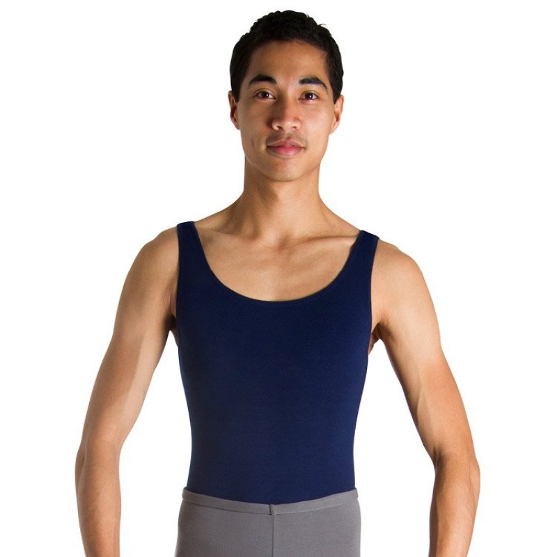 Navy Men's Bloch Brad Leotards | ZUSNQ16042