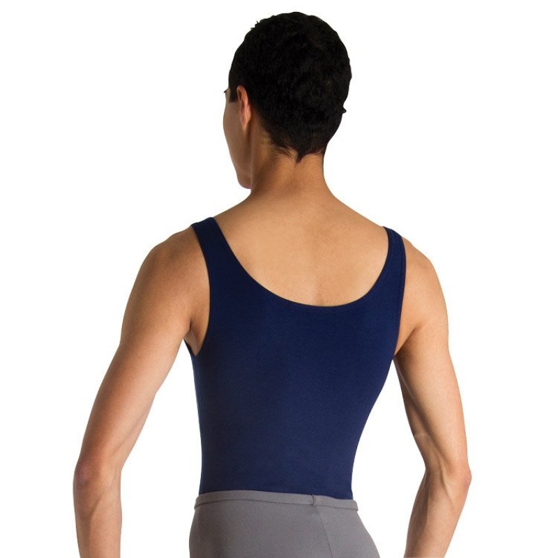 Navy Men's Bloch Brad Leotards | ZUSNQ16042