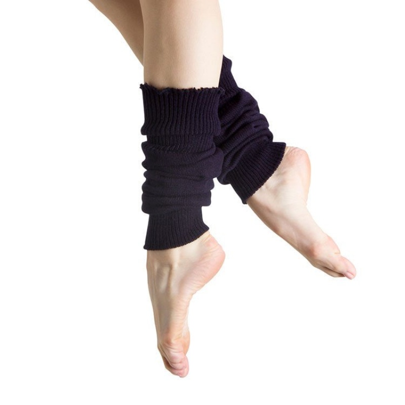 Navy Women's Bloch Anna Legwarmers Knitwear | USXMI97543