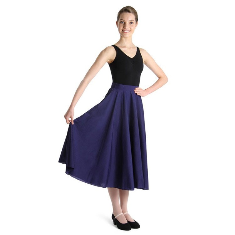 Navy Women's Bloch Cara Ladies Skirts | MUSFT32852