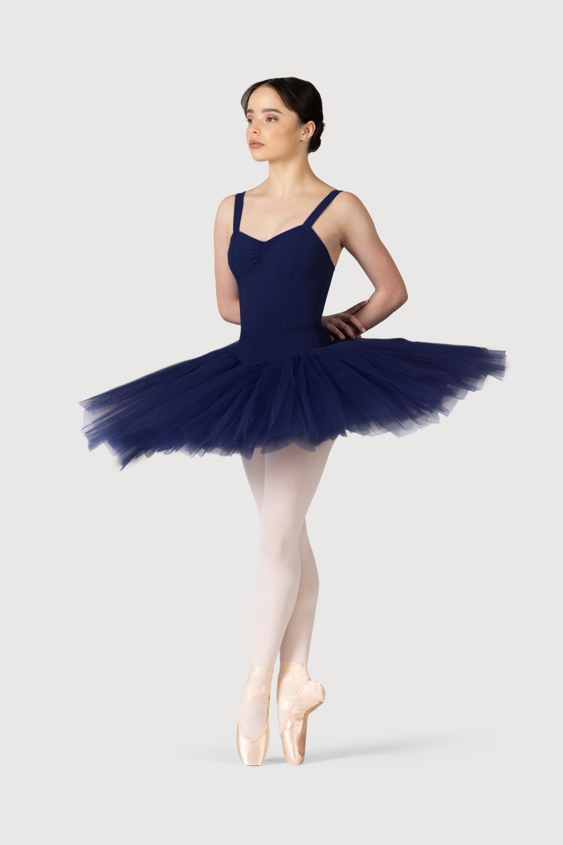 Navy Women\'s Bloch Classic Practice ½ Tutu Skirts | GUSEC37319