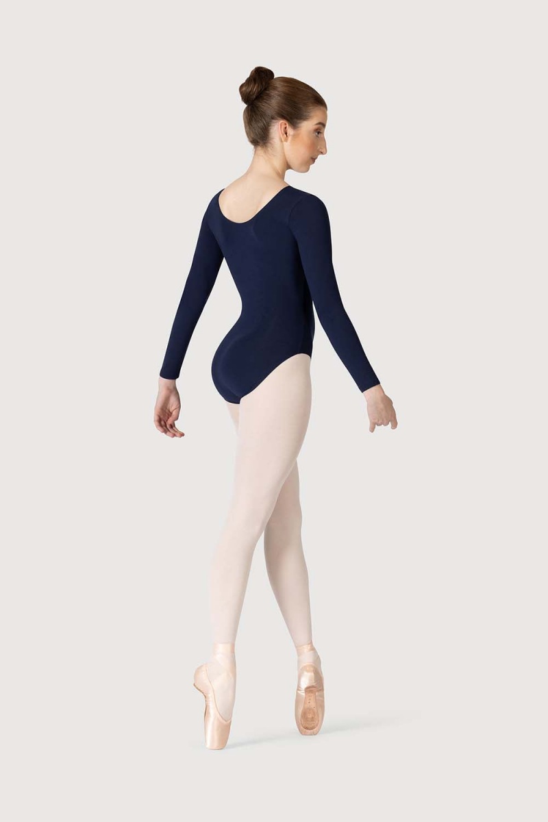 Navy Women's Bloch Perla Leotards | EUSHC69498