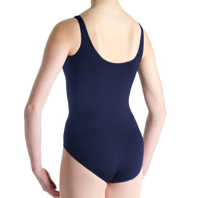 Navy Women's Bloch RAD Rania Examination Leotards | USZDE30628