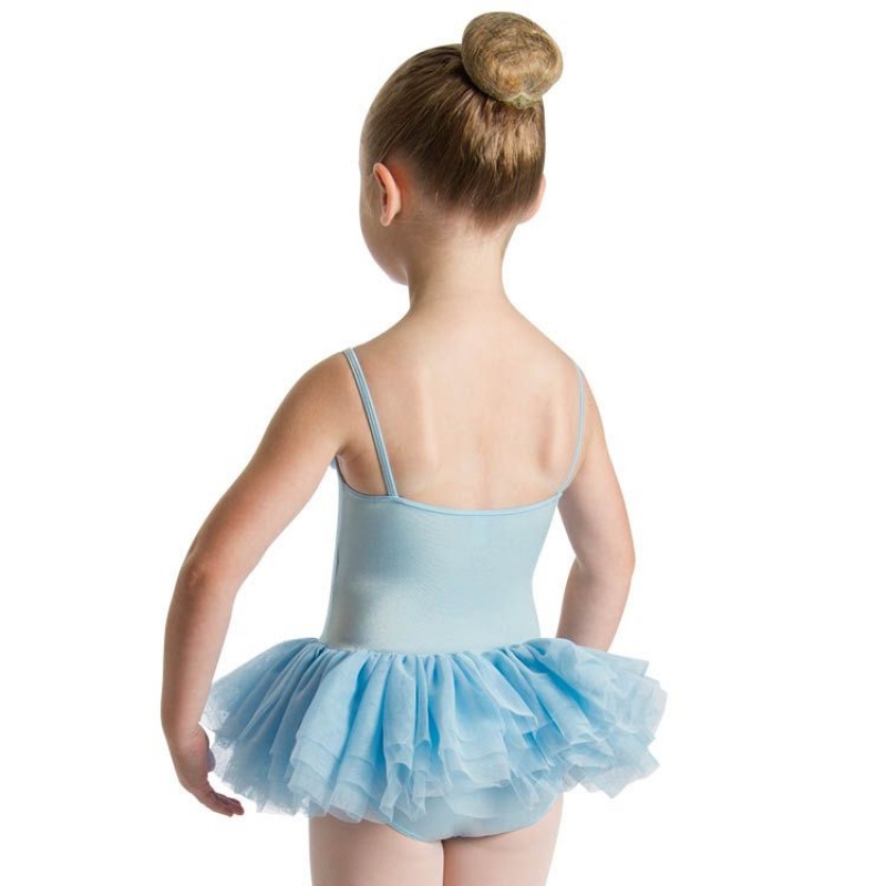 Pastel Blue Kids' Bloch Desdemona Leotard Dress | FUSHY75217