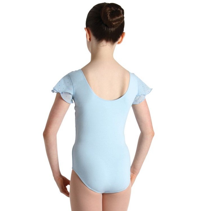 Pastel Blue Kids' Bloch Scarlett Leotards | USCIF69332