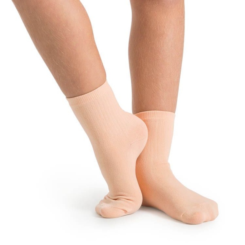 Pink Kids\' Bloch Ballet Socks | USJKU97706