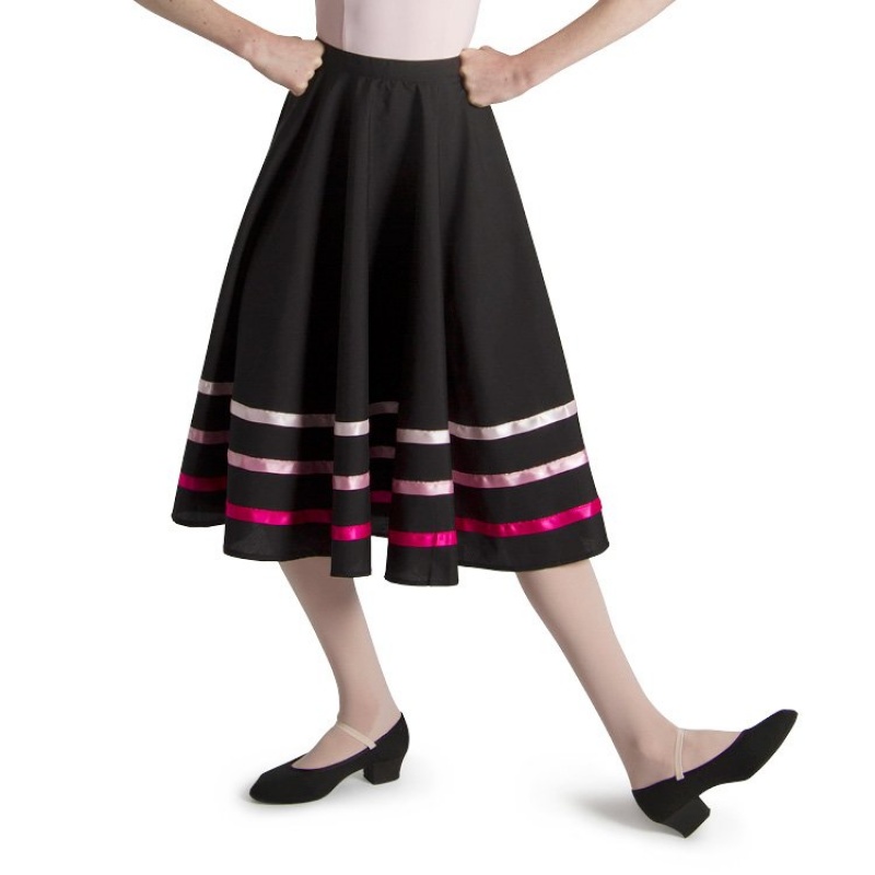 Pink Kids' Bloch Ribbon Character Skirts | EUSHC48461