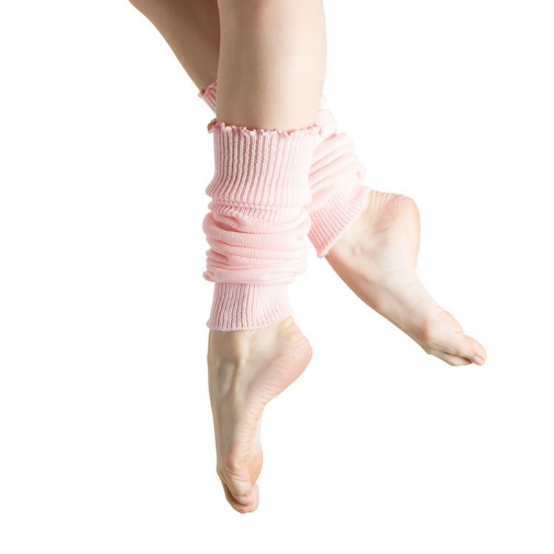 Pink Women's Bloch Anna Legwarmers Knitwear | ZUSMJ50628