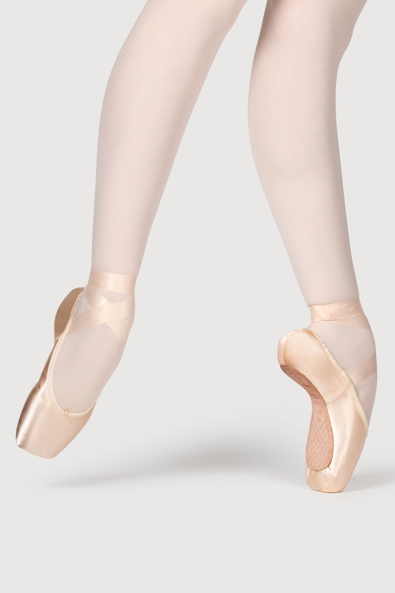 Pink Women\'s Bloch European Balance Pointe Shoes | MUSFT78812