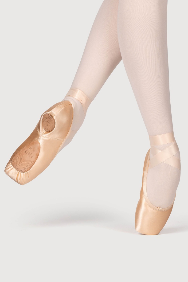 Pink Women\'s Bloch Eurostretch Pointe Shoes | AUSDF70612