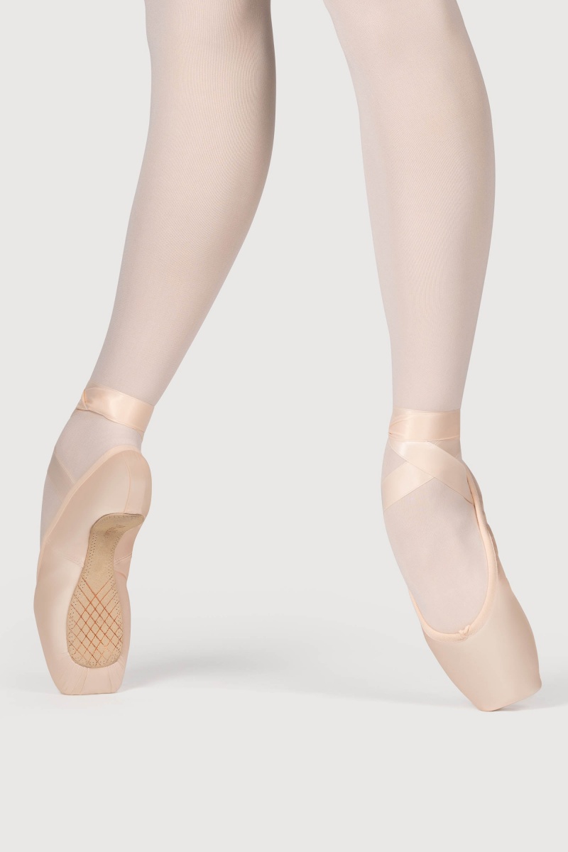 Pink Women\'s Bloch Mirella Whisper Matte Pointe Shoes | QUSWA81942