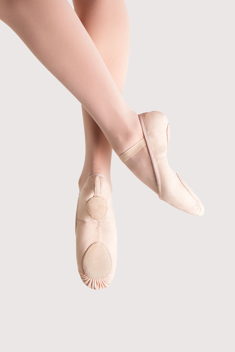 Pink Women's Bloch Prolite II Canvas Ballet Flats | USZDE85033