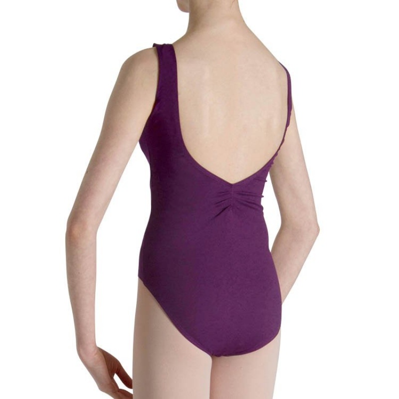 Plum Kids' Bloch Cecilia Gathered Tank Leotards | FUSHY34036