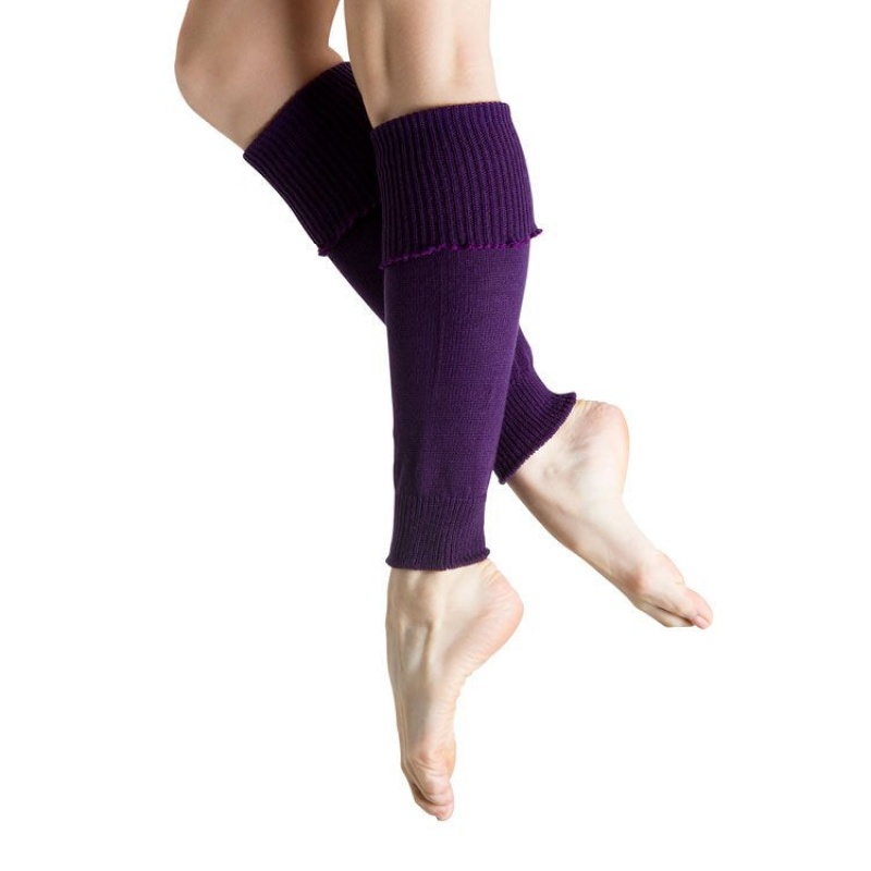 Purple Men\'s Bloch Anna Legwarmers Knitwear | SUSNY42116