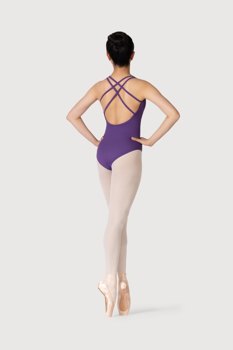 Purple Women's Bloch Alexis Leotards | QUSUV14621