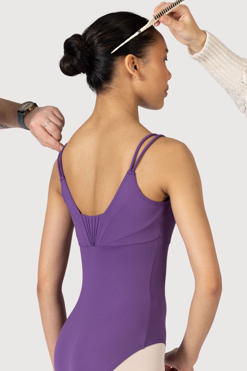 Purple Women's Bloch Elegance Fan Leotards | LUSTR28240