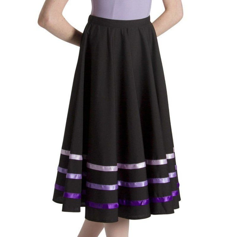 Purple Women\'s Bloch Ribbon Character Skirts | TUSPQ45611