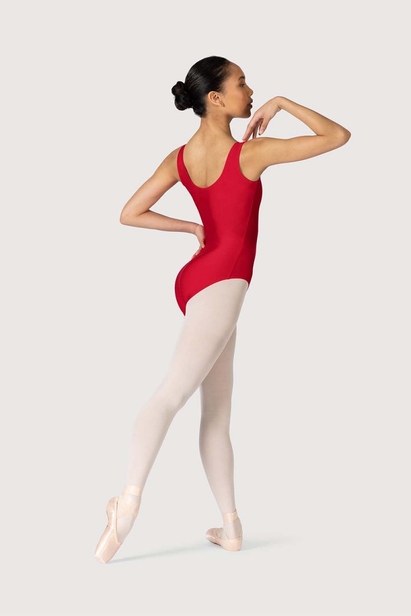 Red Women's Bloch Lyn Leotards | FUSHY38666