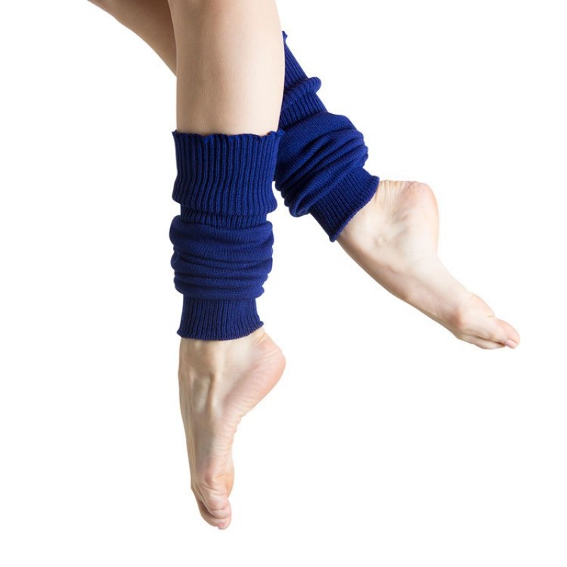 Royal Blue Women's Bloch Anna Legwarmers Knitwear | USDYB36664