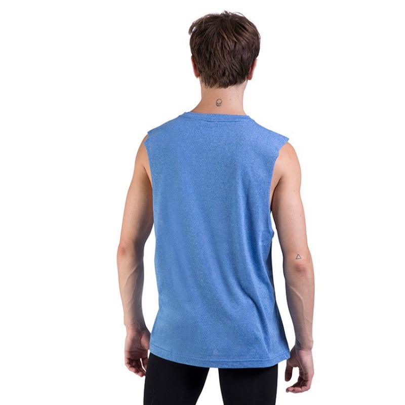 Royal Men's Bloch Harris Relaxed Drop Arm Muscle Tops | USDFL21687