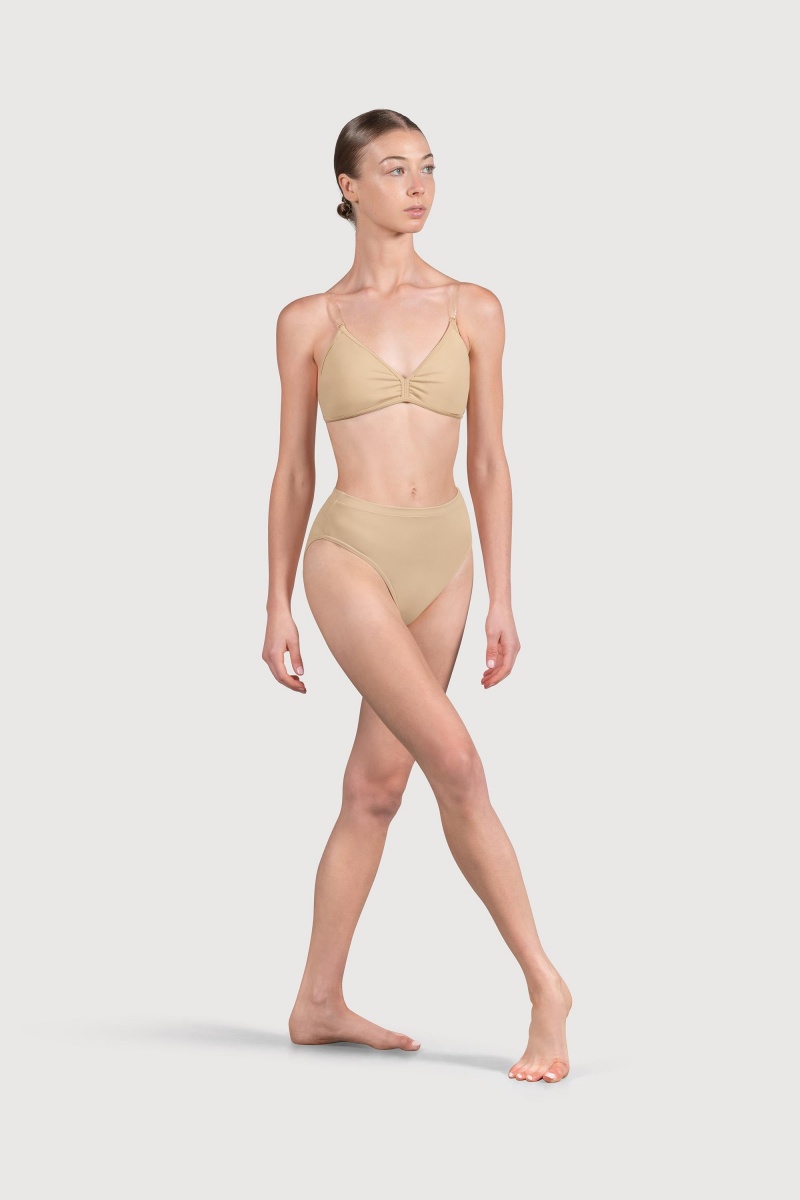 Sand Women's Bloch Deva V Front Underwear | USXBR22962