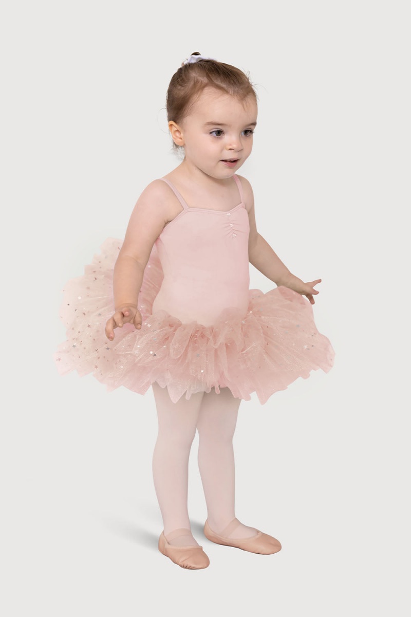 Shell Pink Kids' Bloch Estrella Stars & Moons Dress | USDYB29755