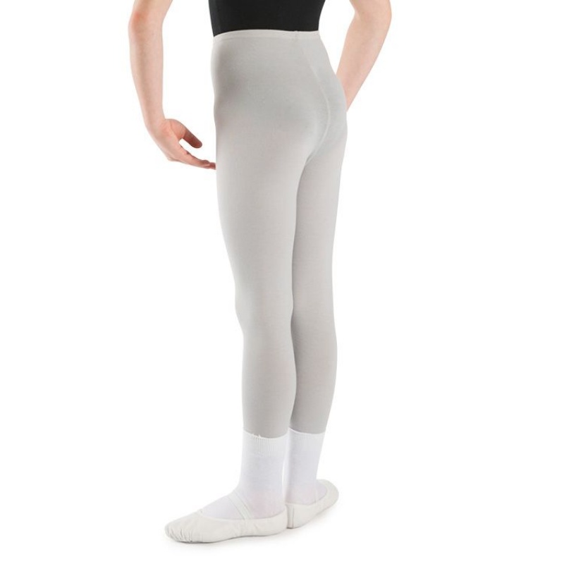 Silver Kids' Bloch Dale Footless Tight | PUSQX71644