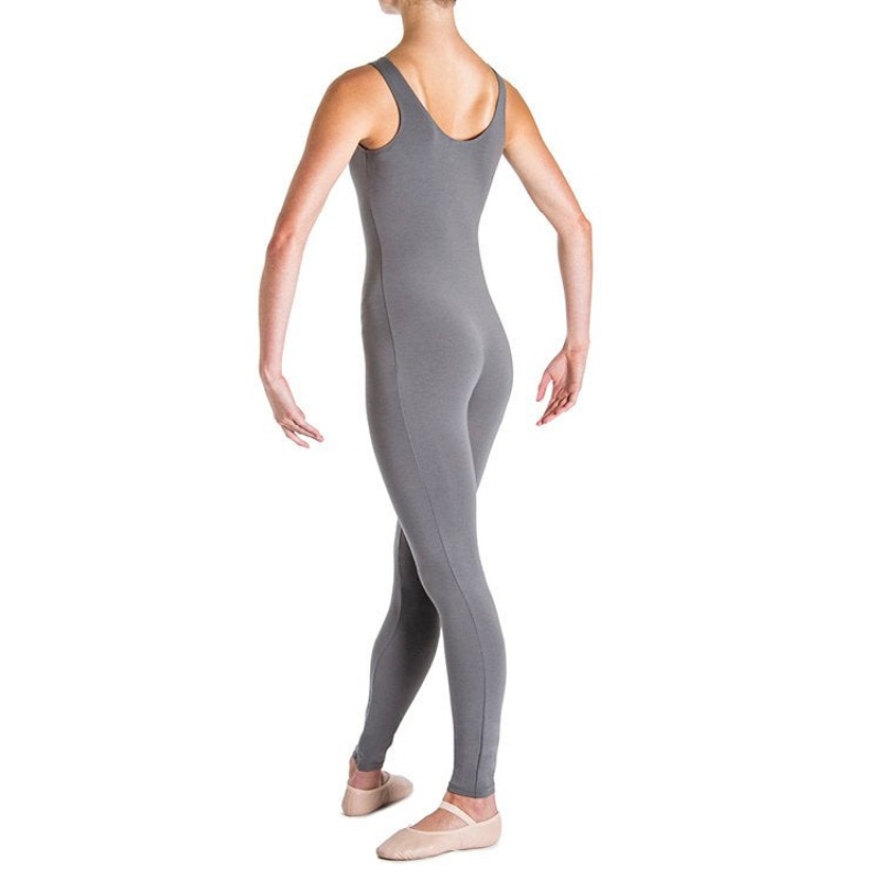 Slate Women's Bloch Utano Scoop Neck Unitards | GUSEC98631