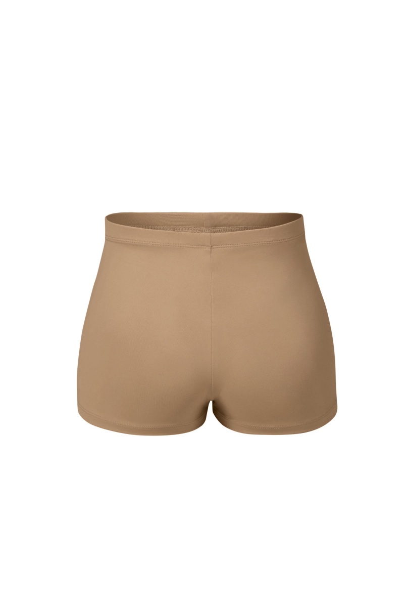 Tan Kids' Bloch Starr High Waist Micro Short Underwear | MUSHR75647