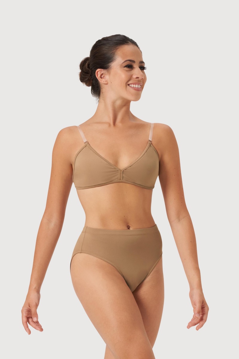 Tan Women's Bloch Aquila High Waist Underwear | SUSNY68112