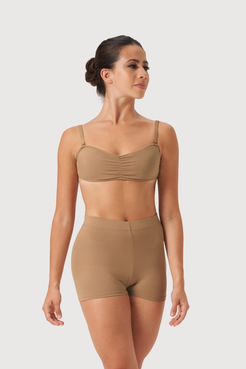 Tan Women's Bloch Capella High Waist Underwear | LUSSX99321