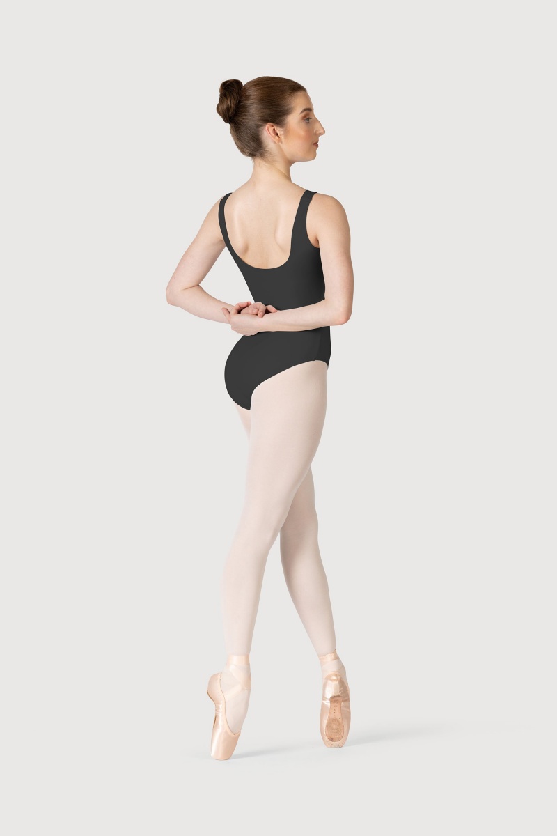 Titanium Women's Bloch Overture Odetta Sleeveless Pleat Leotards | SUSVO66317