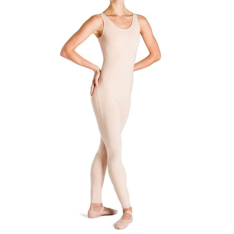 Wheat Women\'s Bloch Utano Scoop Neck Unitards | PUSER25336