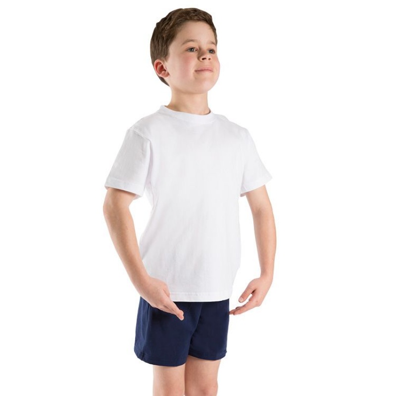 White Kids\' Bloch Ben Classic Tops | SUSVO41964