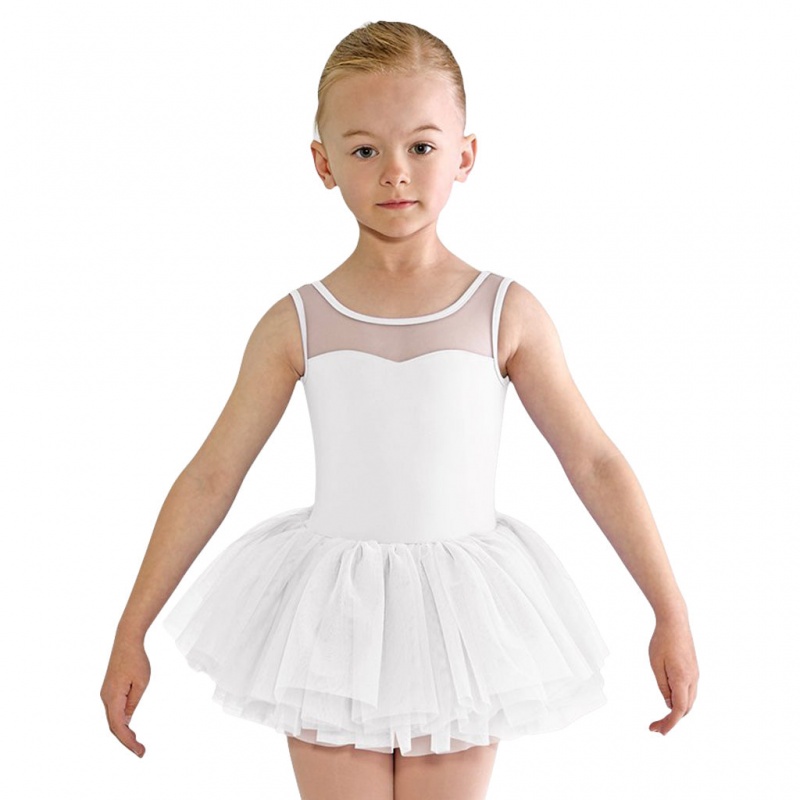 White Kids\' Bloch Emica Sweetheart Dress | ZUSNQ93645